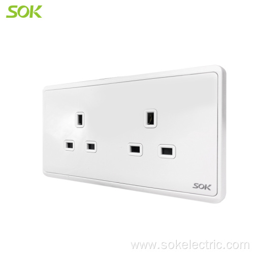 250V BS Socket Outlets 2 Gang